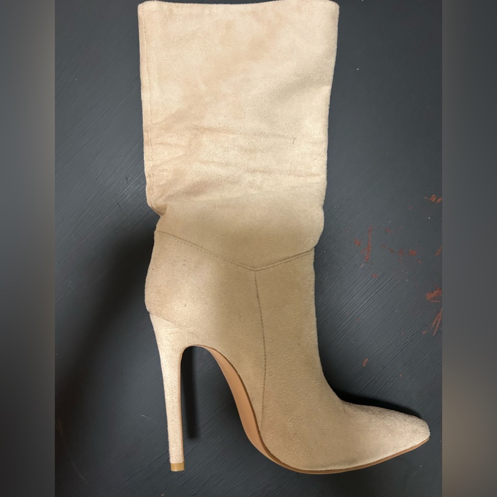 Mid height booties brand new